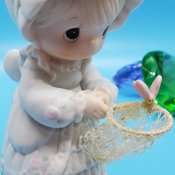 Precious Moments @1990 item#524425 butterfly & net collectible EUC no box gift - Picture 10 of 12